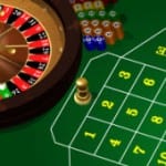 Roulette table