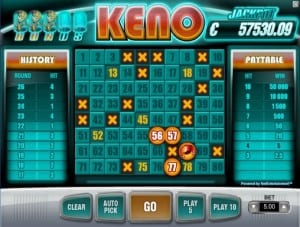 Keno fra Net Entertainment finner du blant annet hos Betsson Casino