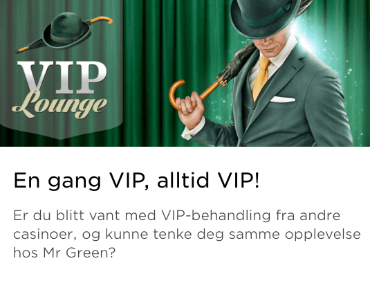 Mr green VIP