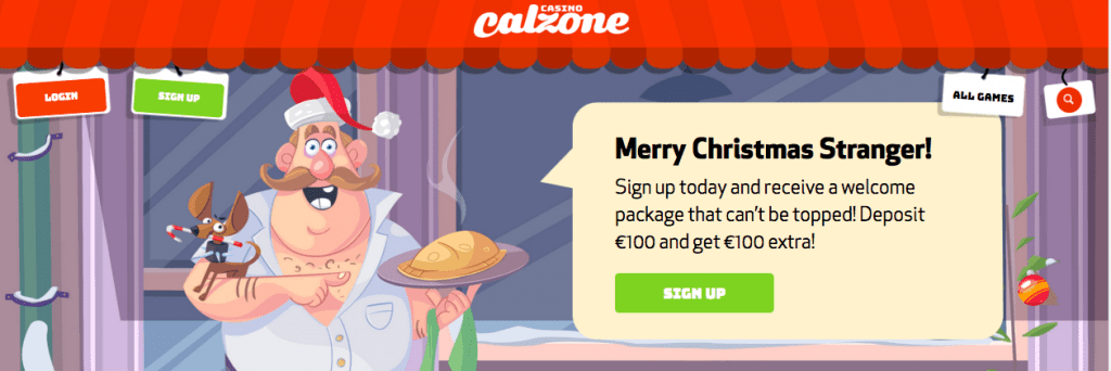Merry Christmas Casino Calzone