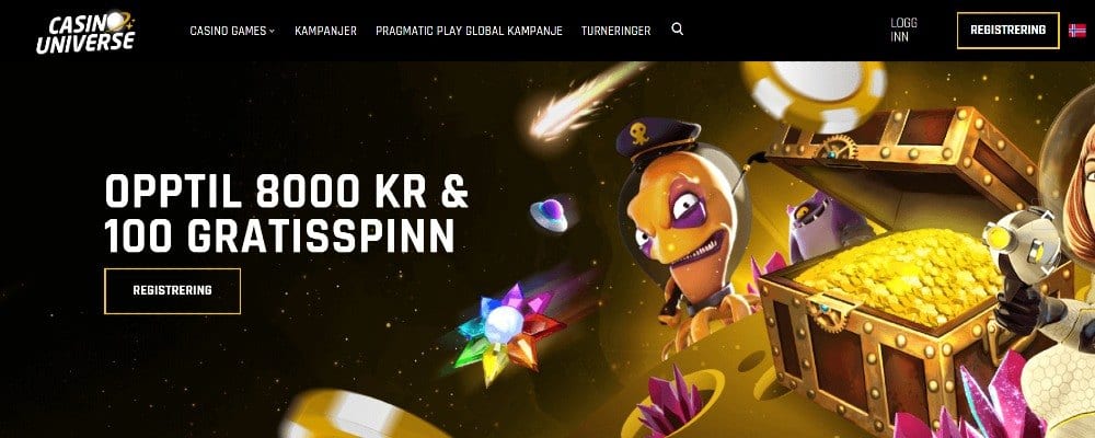 Casino Universe velkomstbonus