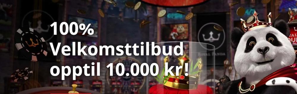 Royal panda velkomsttilbud